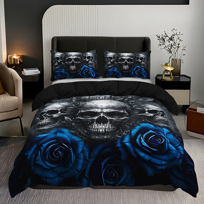 Rose Skull Printed Home Textile Bedding Suit    Home Decor Supply | Online Retail | ShoreShopper.com