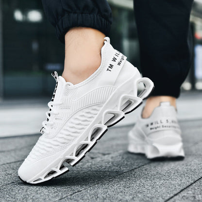 Athletic Footwear for Men - Cozy And Airy Sneakers, Practical, with a Soft Sole Ideal for Prolonged Standing, Featuring a Fish Scale Pattern for Gym Workouts, Walking, And Outdoor Pursuits    Home Decor Supply | Online Retail | ShoreShopper.com