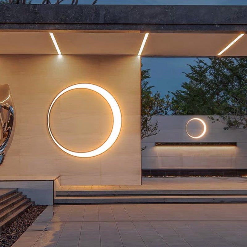 Outdoor Simple Round Wall Lamp Waterproof    Home Decor Supply | Online Retail | ShoreShopper.com
