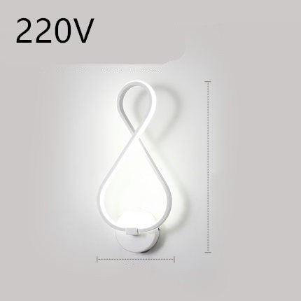 led wall lamp nordic minimalist bedroom bedside lamp    Home Decor Supply | Online Retail | ShoreShopper.com