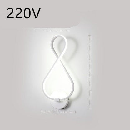 led wall lamp nordic minimalist bedroom bedside lamp    Home Decor Supply | Online Retail | ShoreShopper.com