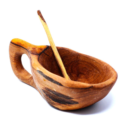 Reclaimed Olive Wood Salt Pot - Kahero Farm - Kenya    Home Decor Supply | Online Retail | ShoreShopper.com