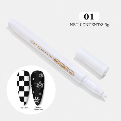 Nail Art Painting Smearing Nail Point Flower Hook Line Pen One Step Glue    Home Decor Supply | Online Retail | ShoreShopper.com