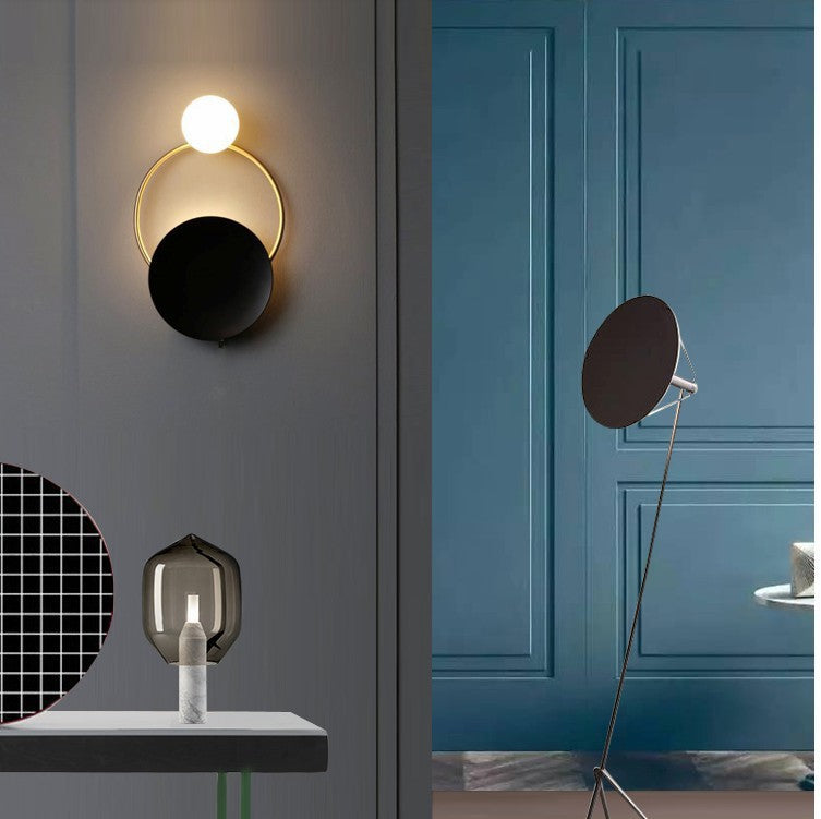Post-modern Ring Wall Lamp Hotel Restaurant Innovative Ring Wall Lamp    Home Decor Supply | Online Retail | ShoreShopper.com