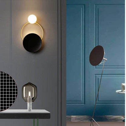 Post-modern Ring Wall Lamp Hotel Restaurant Innovative Ring Wall Lamp    Home Decor Supply | Online Retail | ShoreShopper.com