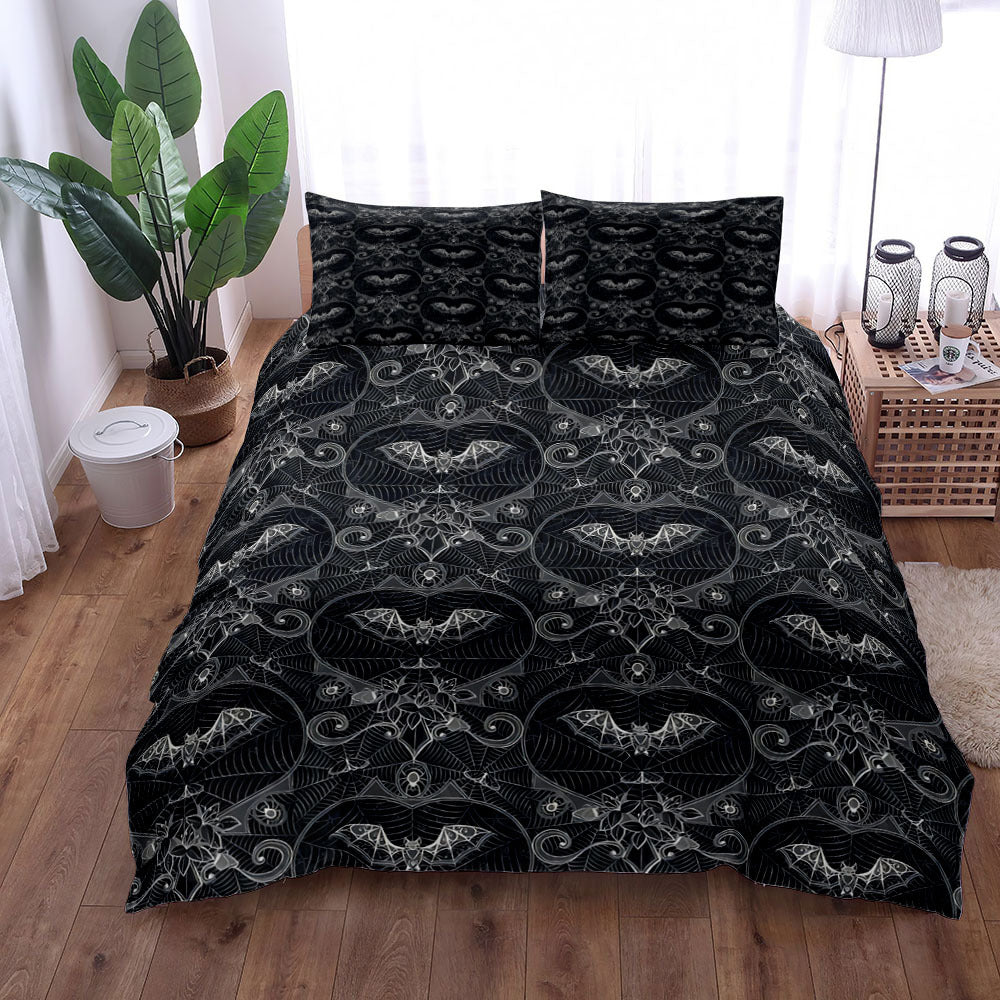 Gothic Bat Digital Printed Quilt Cover Three-piece Set    Home Decor Supply | Online Retail | ShoreShopper.com