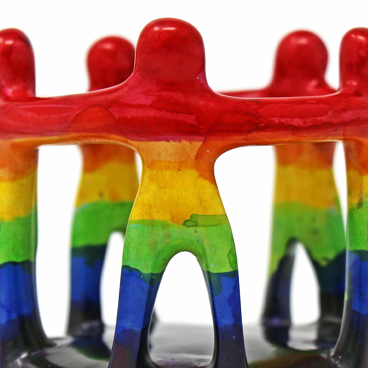 Rainbow Circle of Friends Painted Sculpture, 3 to 3.5-inch    Home Decor Supply | Online Retail | ShoreShopper.com
