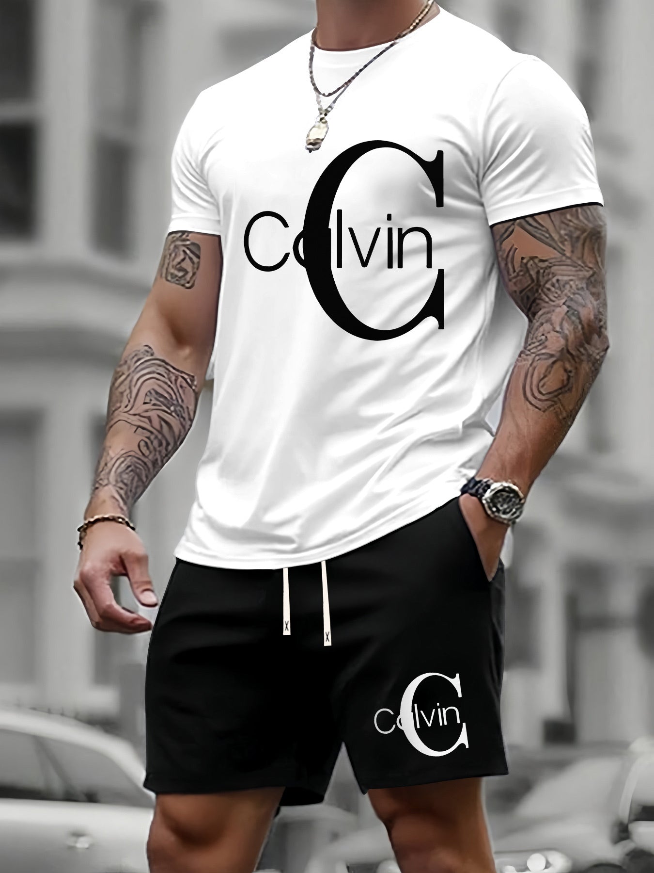 Men's casual 100 Cotton breathable T-shirt 180g pure cotton large-sized trendy printed soft and skin friendly short sleeved top men's T-shirt top can be machine washed and comfortable for daily wear, giving gifts to family an    Home Decor Supply | Online Retail | ShoreShopper.com