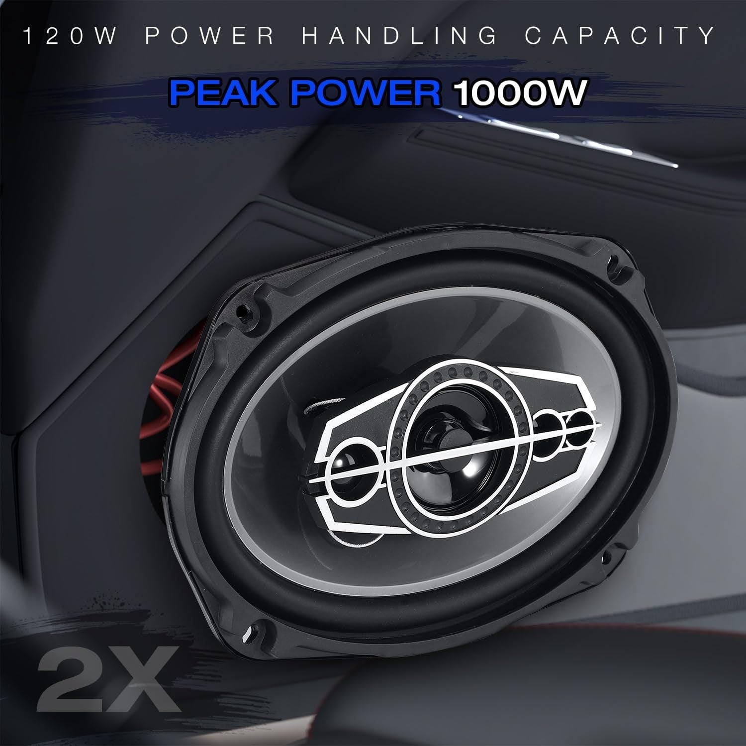 6 X 9 Coaxial Audio Speakers (Pair) 5-way 1000W Peak 4 Ohm Coaxial Tweeters Door Speakers    Home Decor Supply | Online Retail | ShoreShopper.com