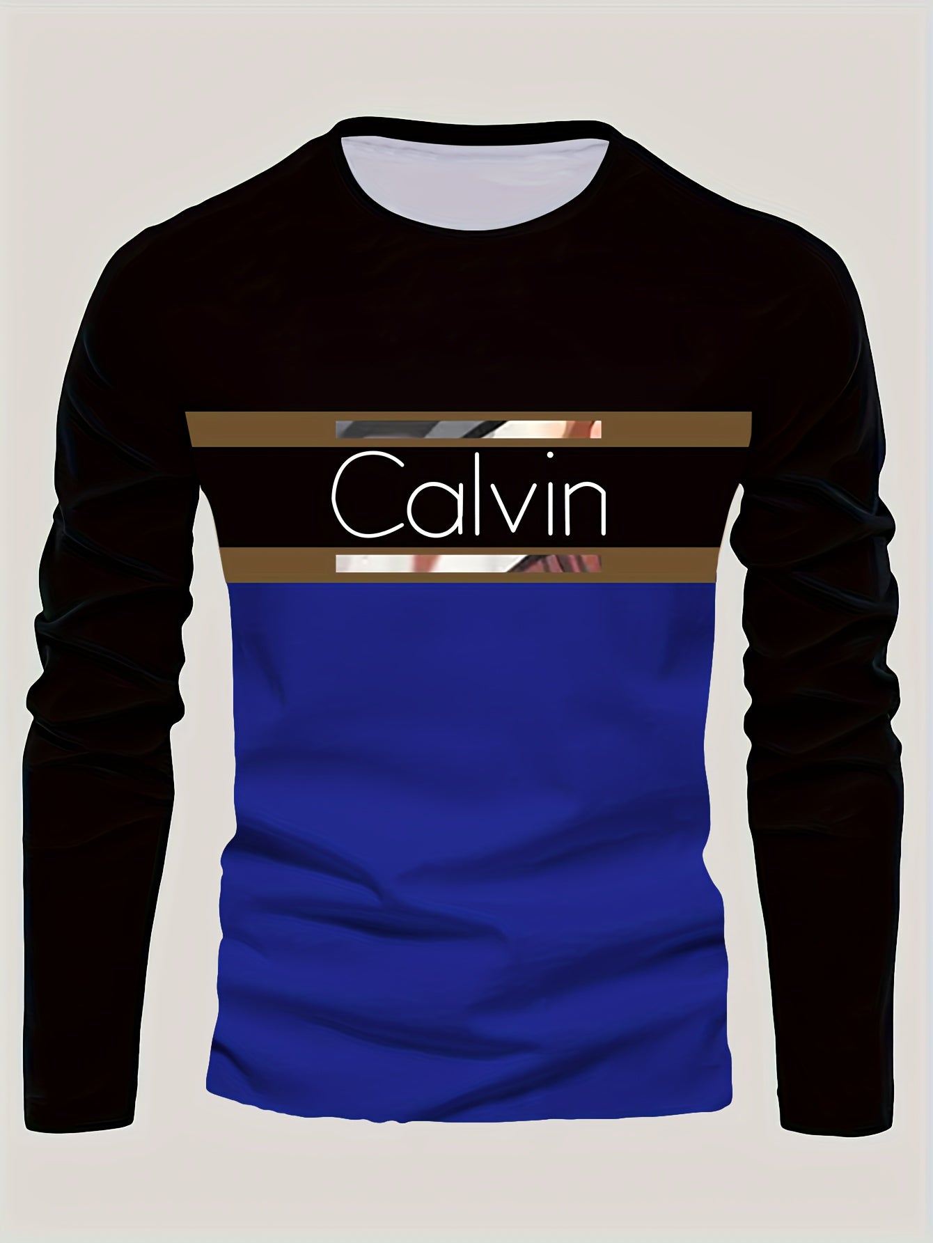Men'S 3D Digital Printing Crew Neck Long-sleeved T-shirt | Casual Style, Slight Stretch Fabric, All Over Print, Regular Fit, Ideal for Fall/Winter, Perfect Gift for Family and Friends    Home Decor Supply | Online Retail | ShoreShopper.com