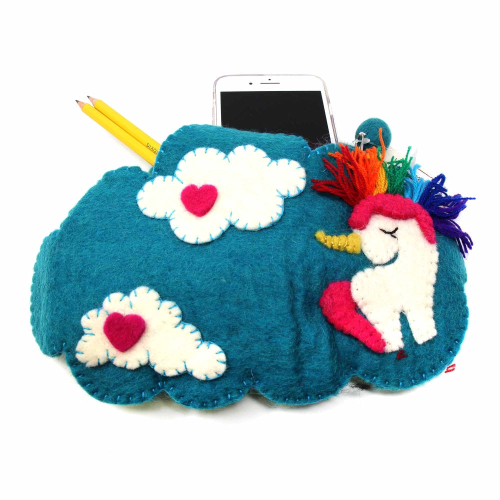 Felt Unicorn Shoulder Bag - Global Groove    Home Decor Supply | Online Retail | ShoreShopper.com