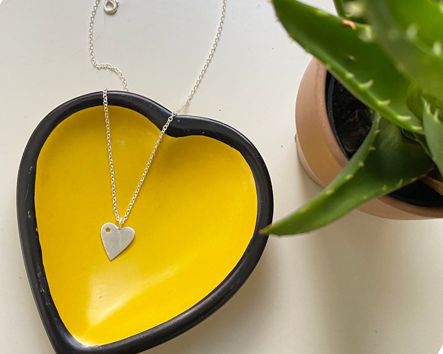 Silverpolished Heart Necklace    Home Decor Supply | Online Retail | ShoreShopper.com