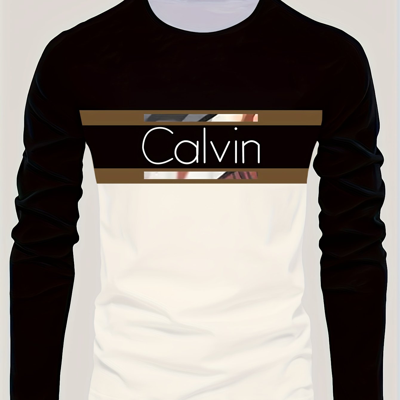 Men'S 3D Digital Printing Crew Neck Long-sleeved T-shirt | Casual Style, Slight Stretch Fabric, All Over Print, Regular Fit, Ideal for Fall/Winter, Perfect Gift for Family and Friends    Home Decor Supply | Online Retail | ShoreShopper.com