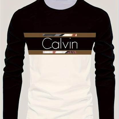 Men'S 3D Digital Printing Crew Neck Long-sleeved T-shirt | Casual Style, Slight Stretch Fabric, All Over Print, Regular Fit, Ideal for Fall/Winter, Perfect Gift for Family and Friends    Home Decor Supply | Online Retail | ShoreShopper.com