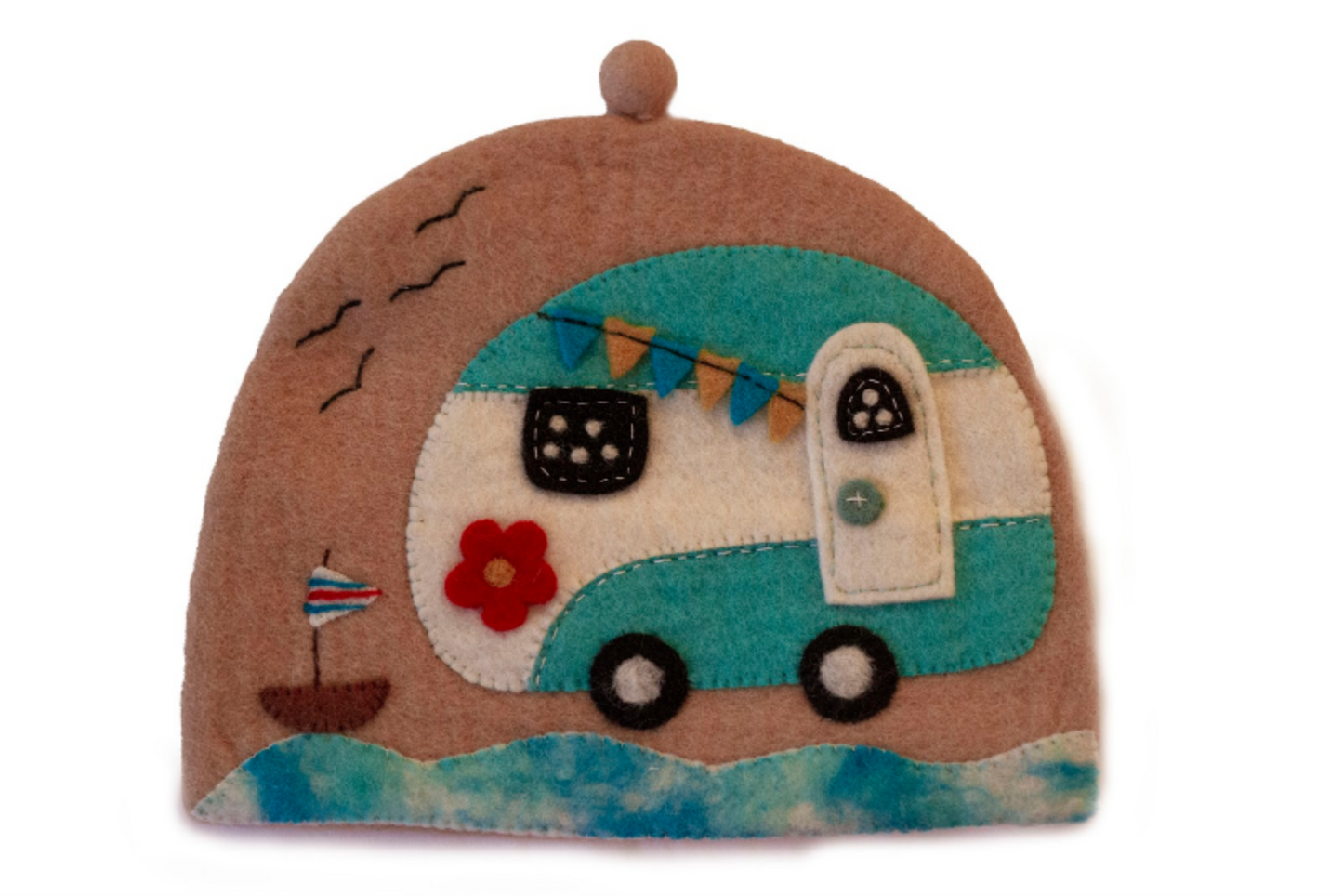 Hand Crafted Felt: Camper Van Tea Cozy    Home Decor Supply | Online Retail | ShoreShopper.com