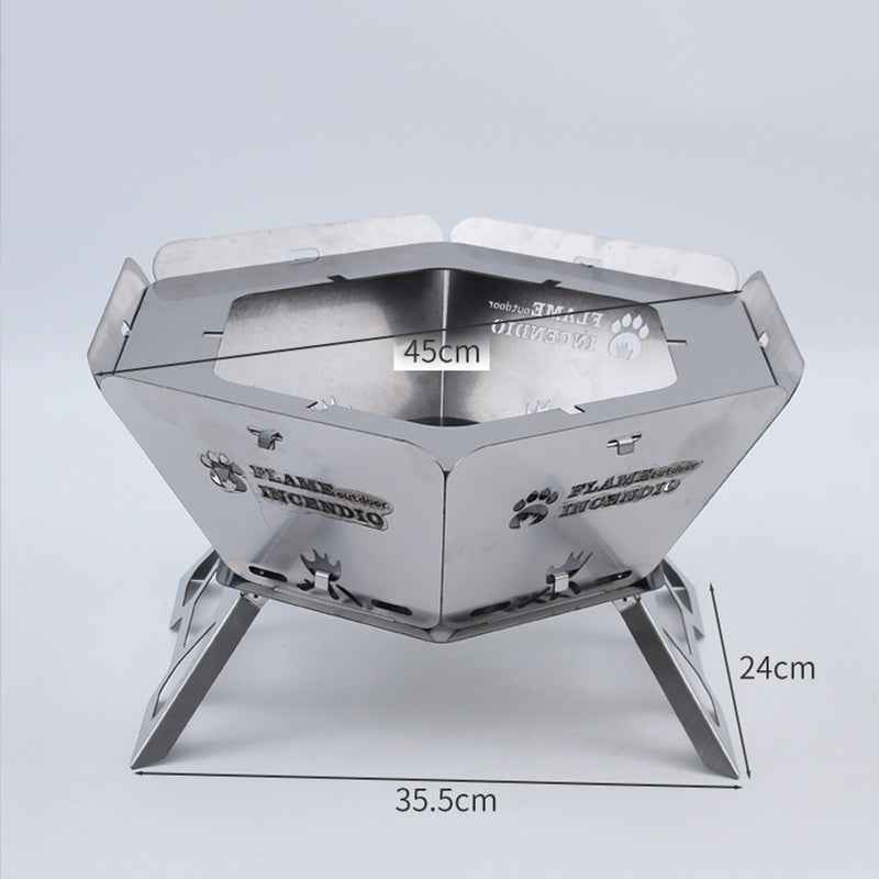 Portable Kebabs Outdoor Camping Charcoal Barbecue Grill