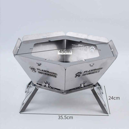 Portable Kebabs Outdoor Camping Charcoal Barbecue Grill