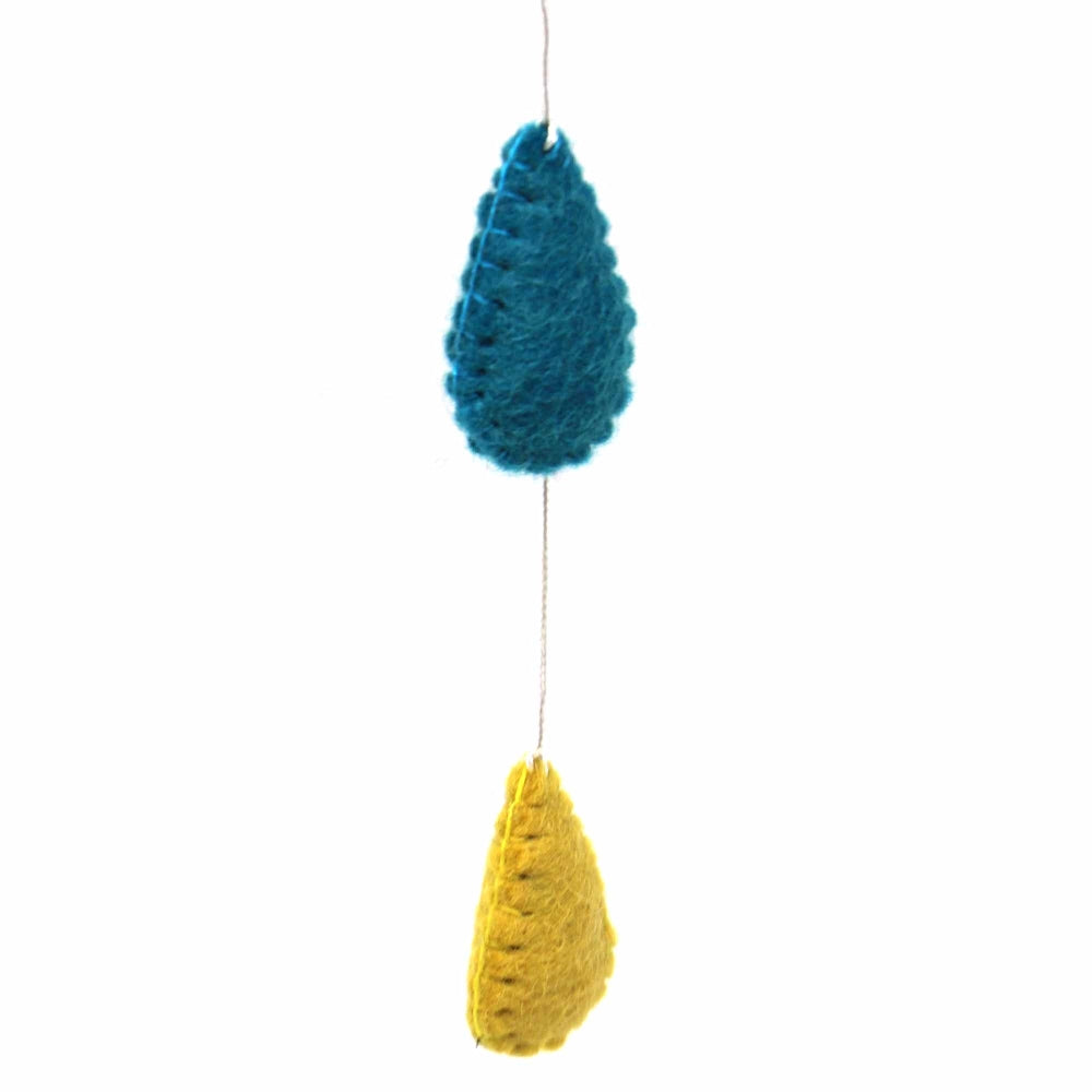 Rainbow Raindrops Felt Mobile Hanging Room Decor    Home Decor Supply | Online Retail | ShoreShopper.com