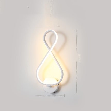 led wall lamp nordic minimalist bedroom bedside lamp    Home Decor Supply | Online Retail | ShoreShopper.com