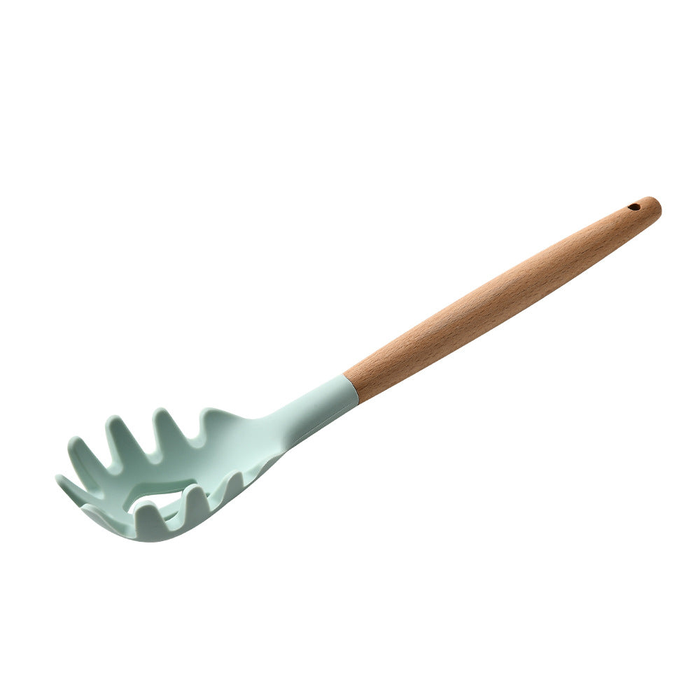 Silicone Kitchenware With Wooden Handle - ShoreCo.Shop