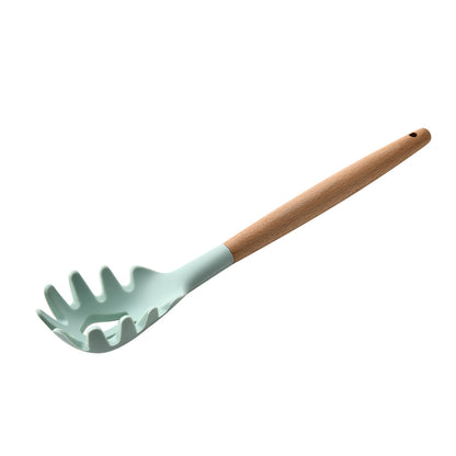 Silicone Kitchenware With Wooden Handle - ShoreCo.Shop