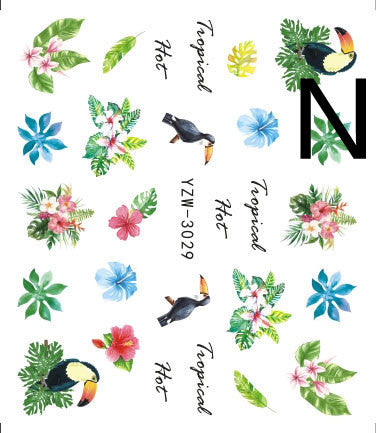 Black Butterfly Nail Art Stickers Accessories    Home Decor Supply | Online Retail | ShoreShopper.com