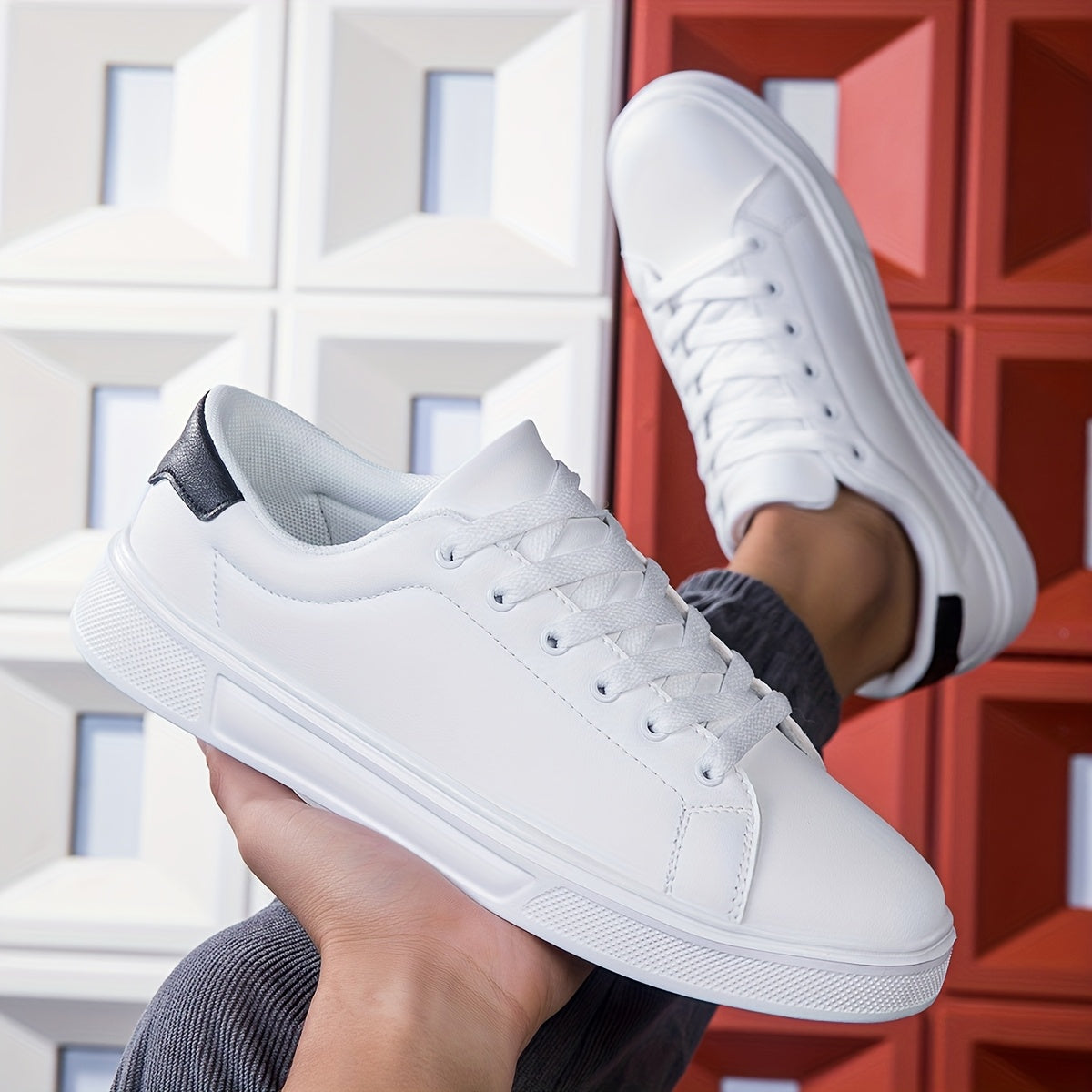 Trendy Casual Footwear for Men: New Breathable White sneakers for Spring 2025    Home Decor Supply | Online Retail | ShoreShopper.com