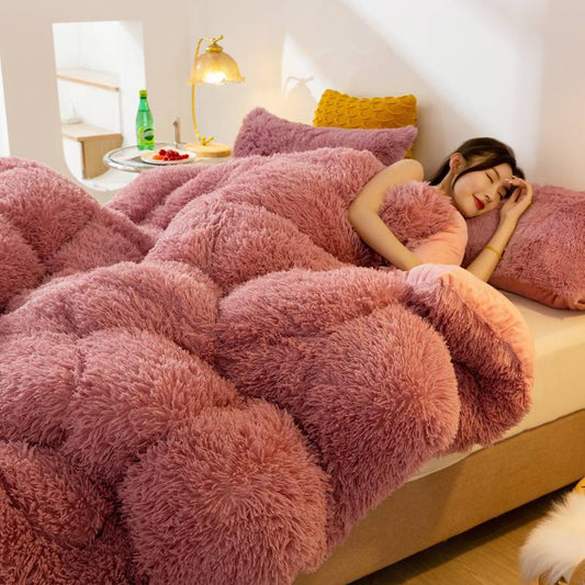Super Soft Long Fleece Mink Crystal Velvet Thickened Warm Winter Quilt    Home Decor Supply | Online Retail | ShoreShopper.com