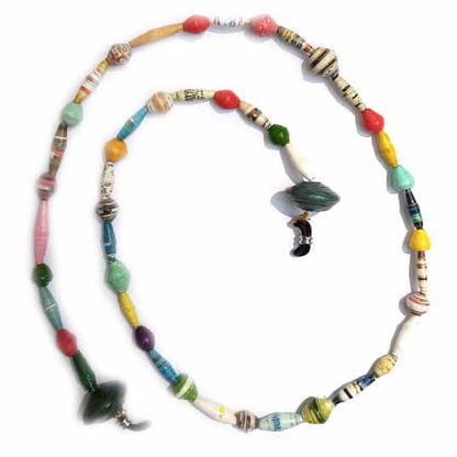 Face Mask/Eyeglass Paper Bead Chain, Colorful Mixed Shapes    Home Decor Supply | Online Retail | ShoreShopper.com