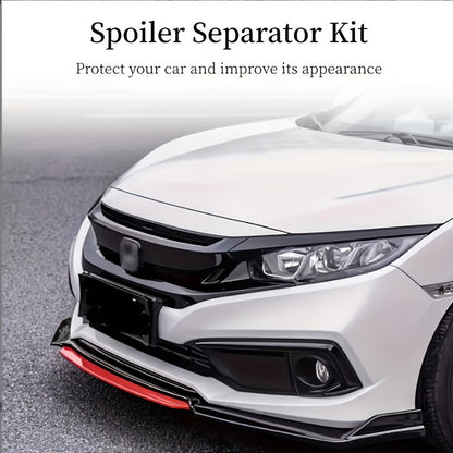 4pcs/Set Material Car Front Lip Spoiler Kit - Stylish Appearance Upgrade, Small Vehicle Bumper Modification Accessories with Easy Installation and Durable Protection for Fenders, Car Spoiler, Car Modification Accessories    Home Decor Supply | Online Retail | ShoreShopper.com