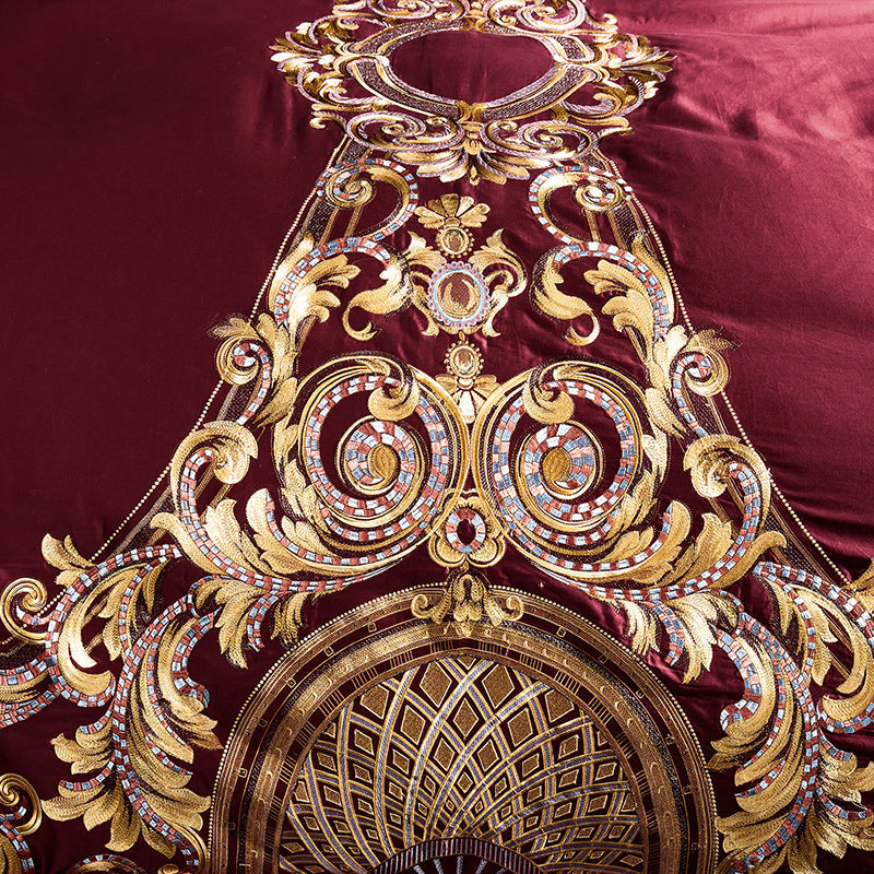 Four-piece embroidery bed    Home Decor Supply | Online Retail | ShoreShopper.com