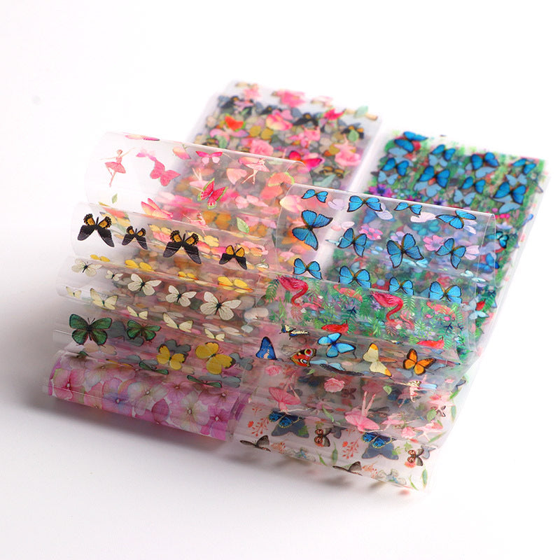 Leopard Snake Floral  Nail Art Sticker    Home Decor Supply | Online Retail | ShoreShopper.com
