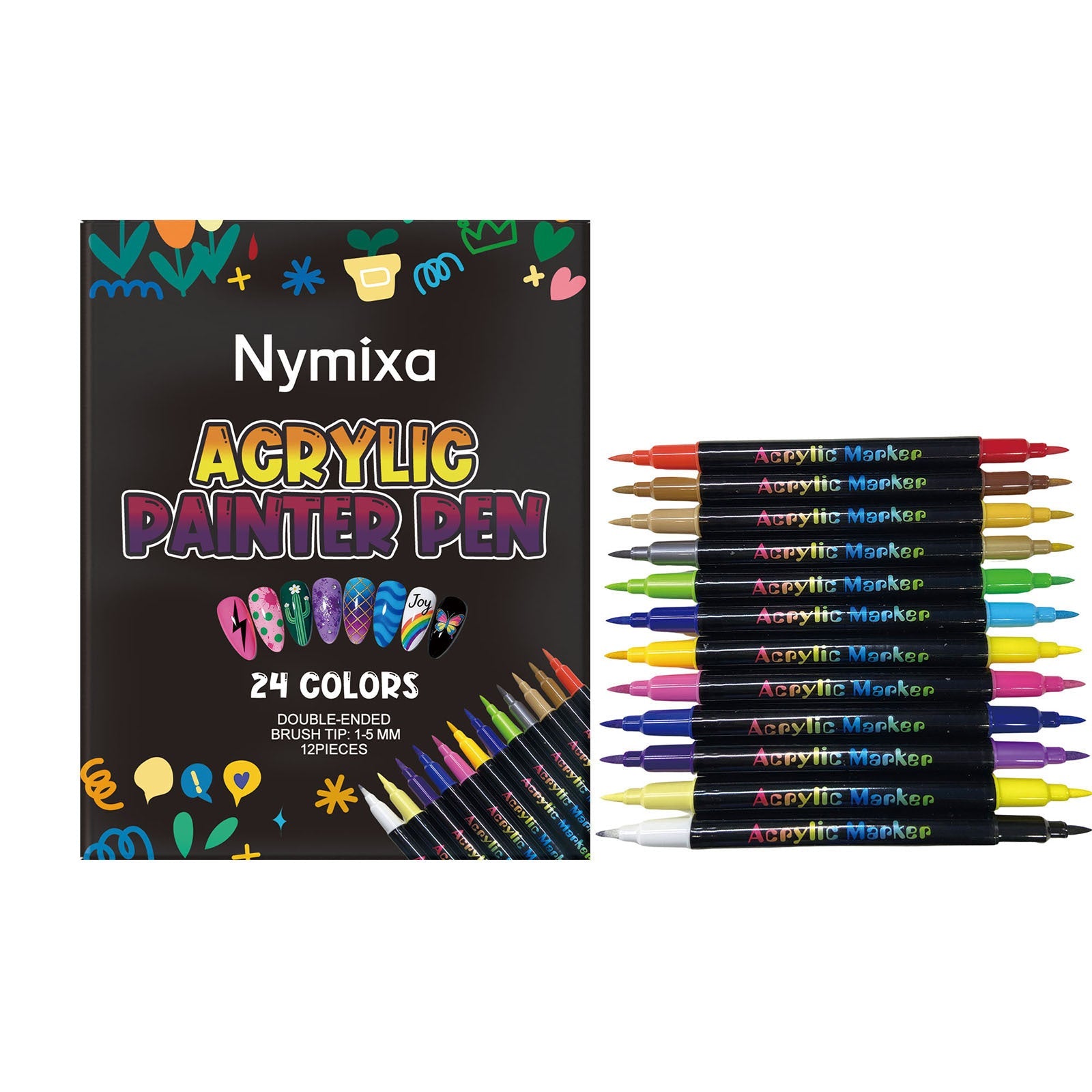 Double-ended Nail Art Pen Set    Home Decor Supply | Online Retail | ShoreShopper.com