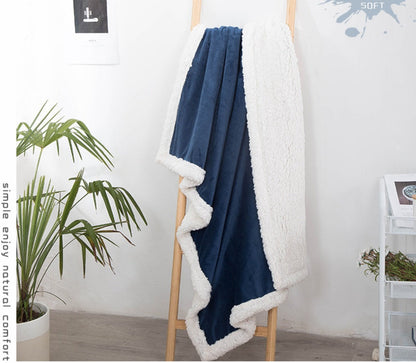 Double blankets spring and autumn warm nap blanket    Home Decor Supply | Online Retail | ShoreShopper.com