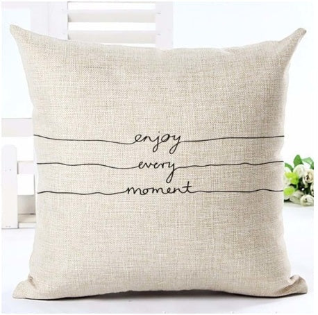 Letter black and white home pillowcase    Home Decor Supply | Online Retail | ShoreShopper.com