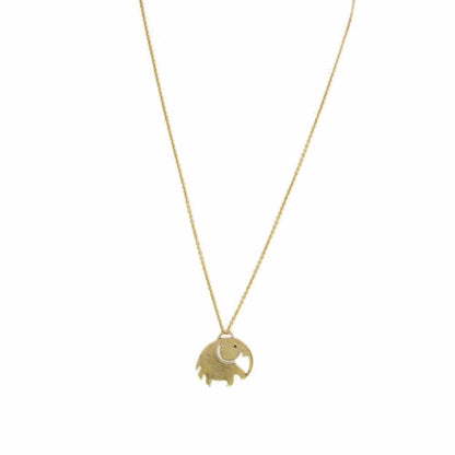 Elephant Pendant Brass Necklace    Home Decor Supply | Online Retail | ShoreShopper.com