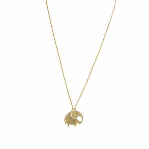 Elephant Pendant Brass Necklace    Home Decor Supply | Online Retail | ShoreShopper.com