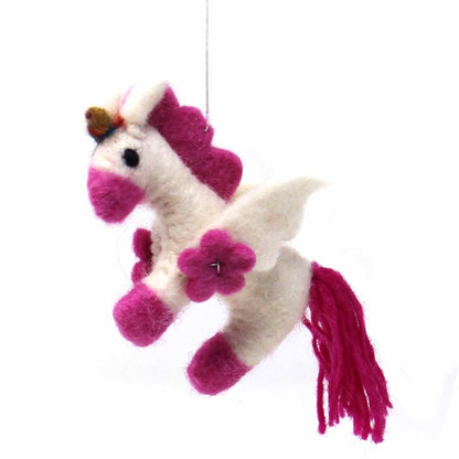 Felt Unicorn Mobile - Global Groove    Home Decor Supply | Online Retail | ShoreShopper.com