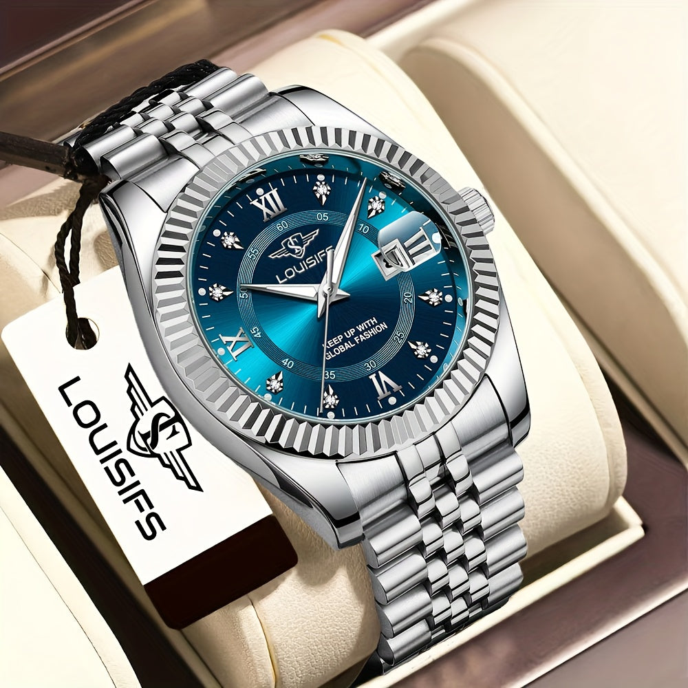 Men's High-end Watch Trend Fashion Business Calendar Luminous Quartz Watch    Home Decor Supply | Online Retail | ShoreShopper.com