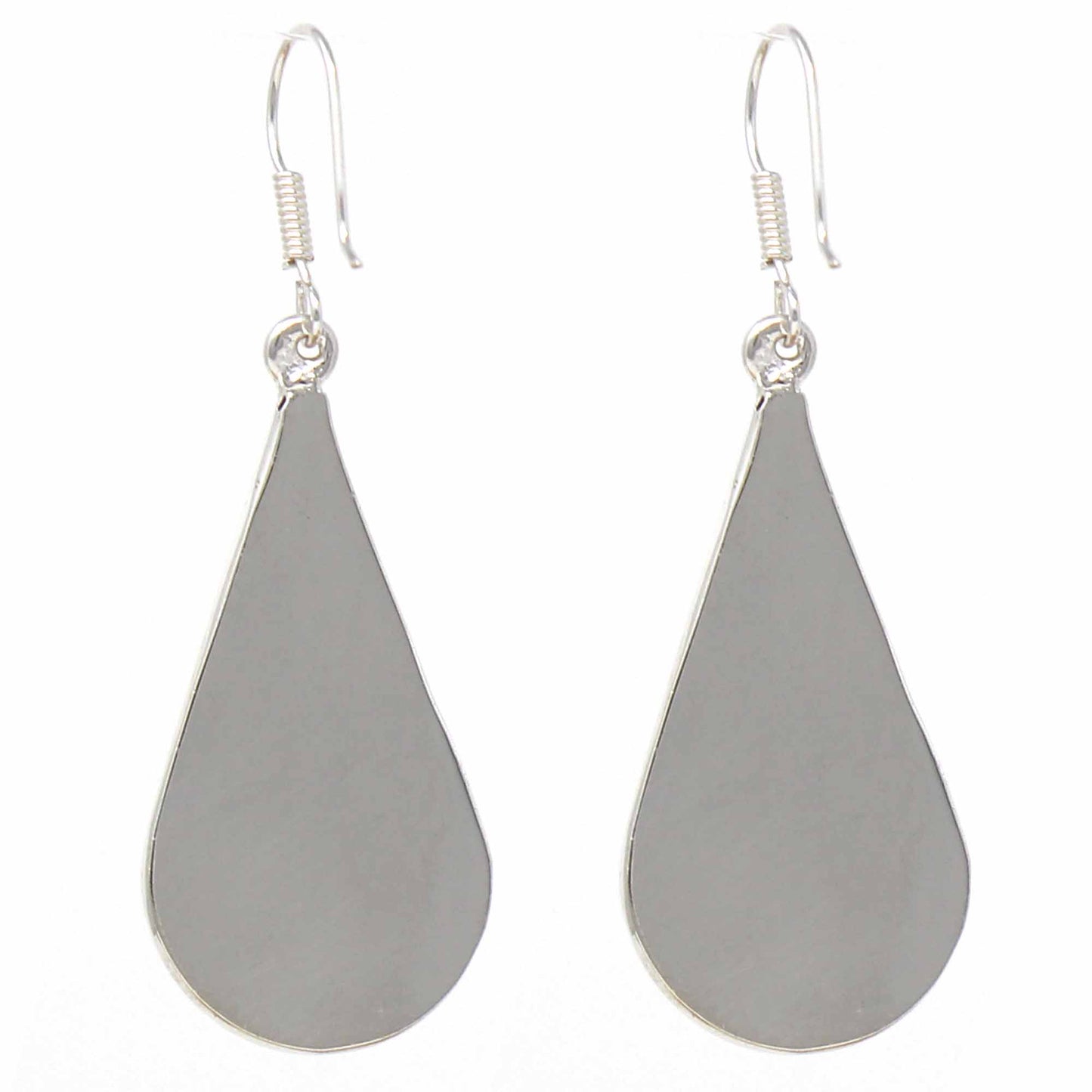 Fuschia with Abalone Petals Teardrop Earrings    Home Decor Supply | Online Retail | ShoreShopper.com