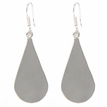 Fuschia with Abalone Petals Teardrop Earrings    Home Decor Supply | Online Retail | ShoreShopper.com