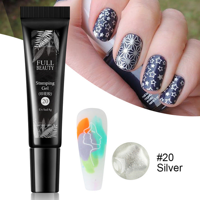 Nail Art Fluorescent Printing Glue, Nail Template Transfer Glue Hose Set    Home Decor Supply | Online Retail | ShoreShopper.com