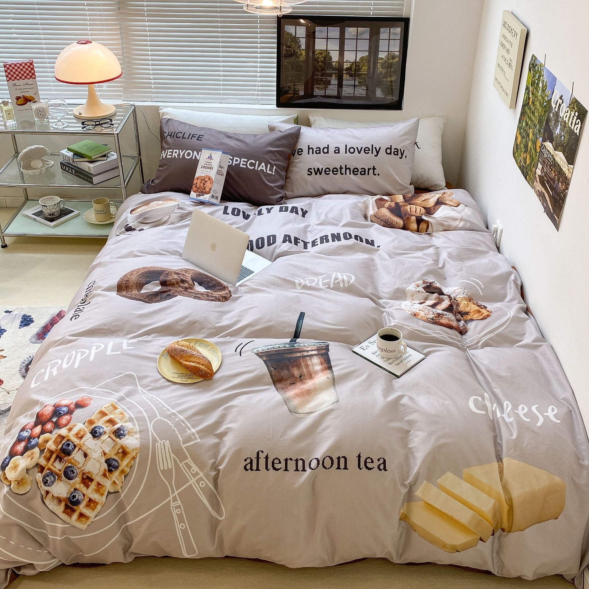 Household Fashion Simple Pure Cotton 3D Printing Bedding    Home Decor Supply | Online Retail | ShoreShopper.com