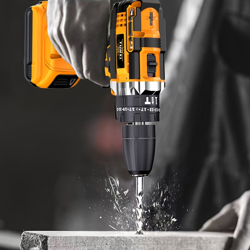 21V Multi-function Impact Drill Set Wireless Power w/ Battery And Quick Charger    Home Decor Supply | Online Retail | ShoreShopper.com