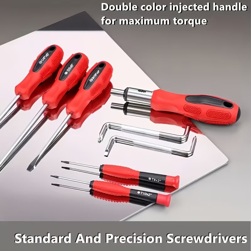 10/100/126/132pcs Magnetic Precision Screwdriver Set with Insulated Tips & Plastic Case - Professional Electronics Repair Kit Suitable for Electronics, Smartphones, Devices, Auto Repair, DIY - Ideal for Daily Use & Holiday Gi    Home Decor Supply | Online Retail | ShoreShopper.com