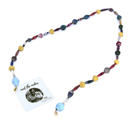 Face Mask/Eyeglass Paper Bead Chain, Colorful Mixed Shapes    Home Decor Supply | Online Retail | ShoreShopper.com