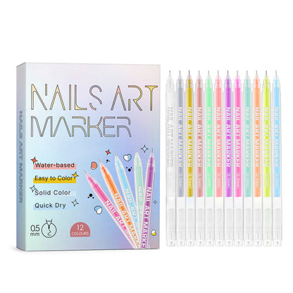 Painted Graffiti Nail Art Highlighter And Outline Graffiti Pen Set    Home Decor Supply | Online Retail | ShoreShopper.com