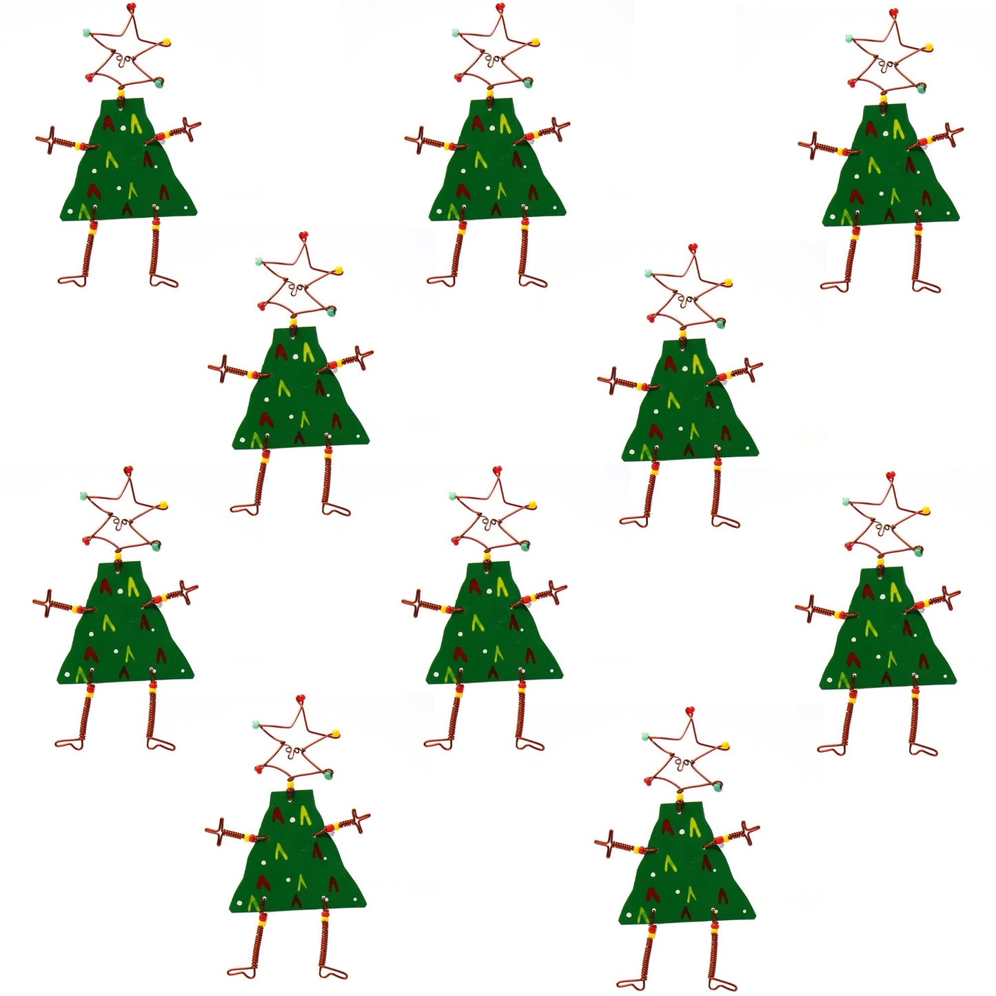 Set of 10 Dancing Girl Christmas Tree Pins - Creative Alternatives    Home Decor Supply | Online Retail | ShoreShopper.com