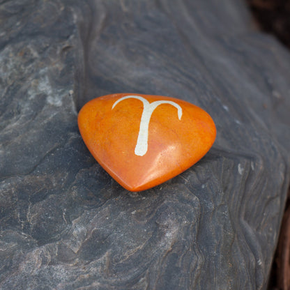 Zodiac Soapstone Hearts, Pack of 5: ARIES    Home Decor Supply | Online Retail | ShoreShopper.com