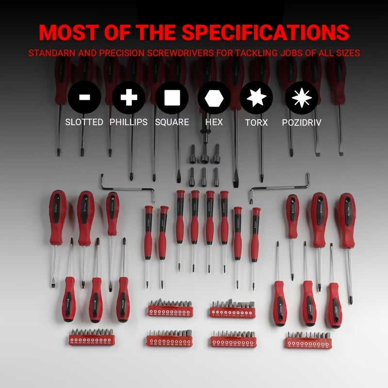 10/100/126/132pcs Magnetic Precision Screwdriver Set with Insulated Tips & Plastic Case - Professional Electronics Repair Kit Suitable for Electronics, Smartphones, Devices, Auto Repair, DIY - Ideal for Daily Use & Holiday Gi    Home Decor Supply | Online Retail | ShoreShopper.com